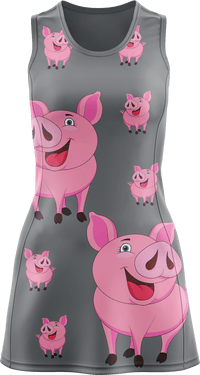 Percy Pig Ladies Mini Dress 3