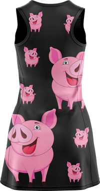 Percy Pig Ladies Mini Dress 8