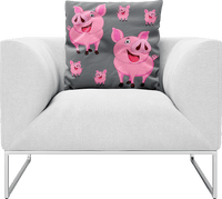 Percy Pig Pillows Cushions 2