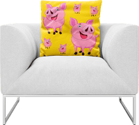 Percy Pig Pillows Cushions 4