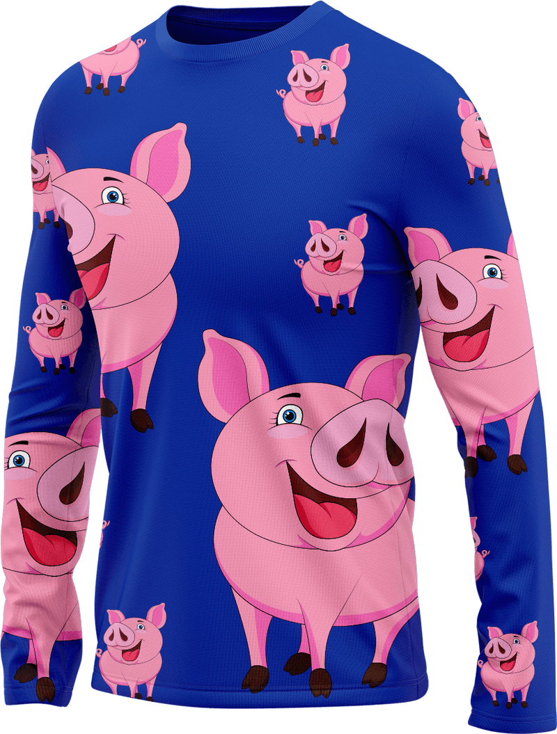 Percy Pig Rash Rash Shirt Long Sleeve