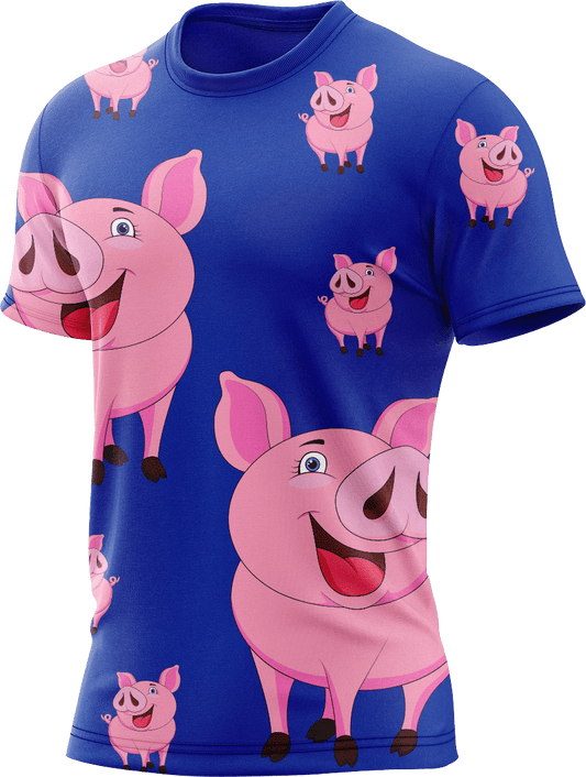 Percy Pig Rash T-Shirt Short Sleeve - fungear.com.au