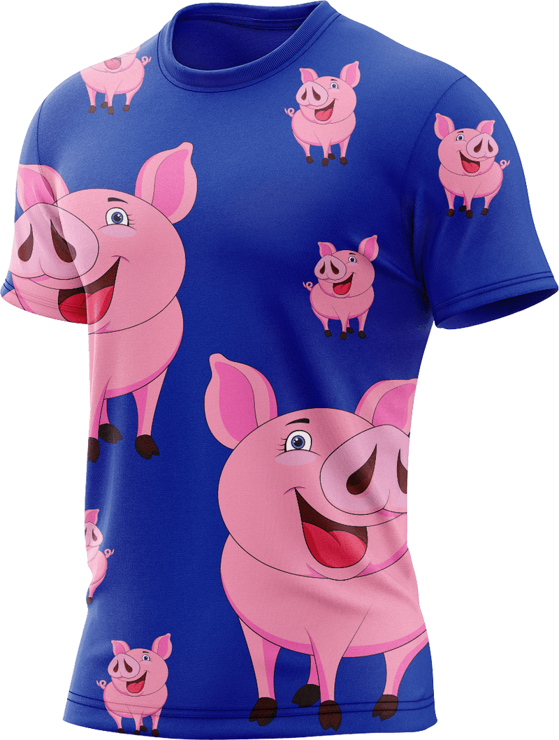 Percy Pig Rash Shirt Short Sleeve