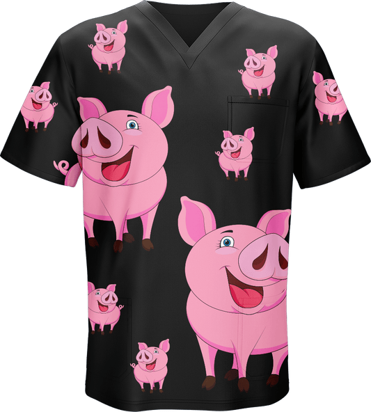 Percy Pig Scrubs - fungear.com.au