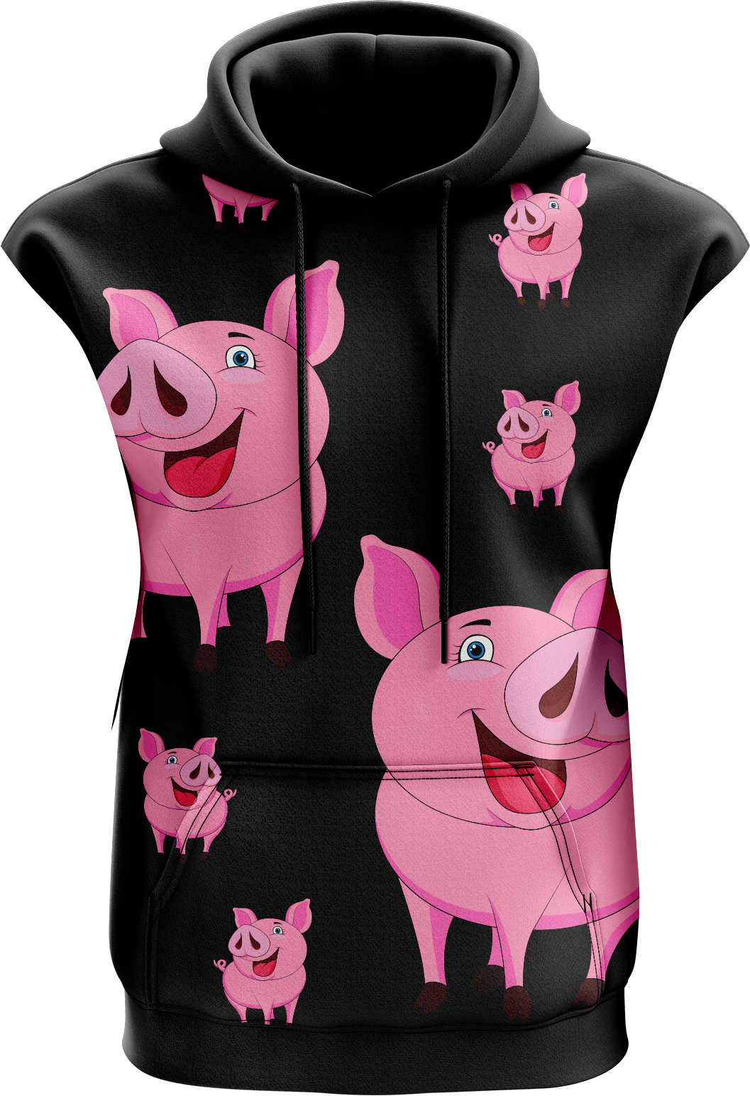 Percy Pig Sleeveless Hoodie