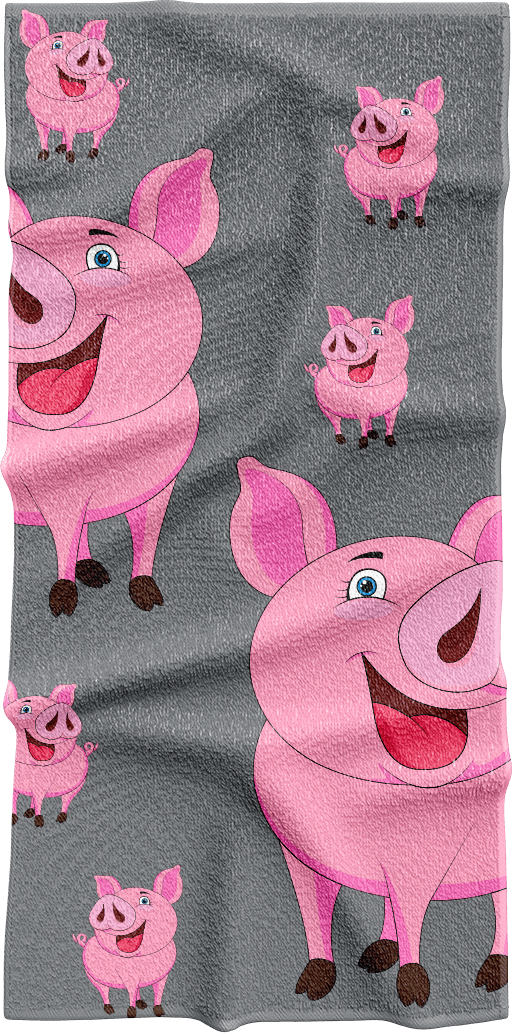 Percy Pig Towels - fungear.com.au