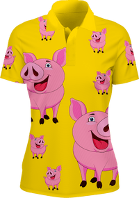 Percy Pig Women's Polo 4