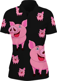 Percy Pig Women's Polo 1