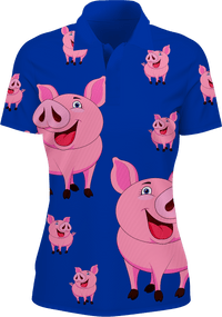 Percy Pig Women's Polo 2