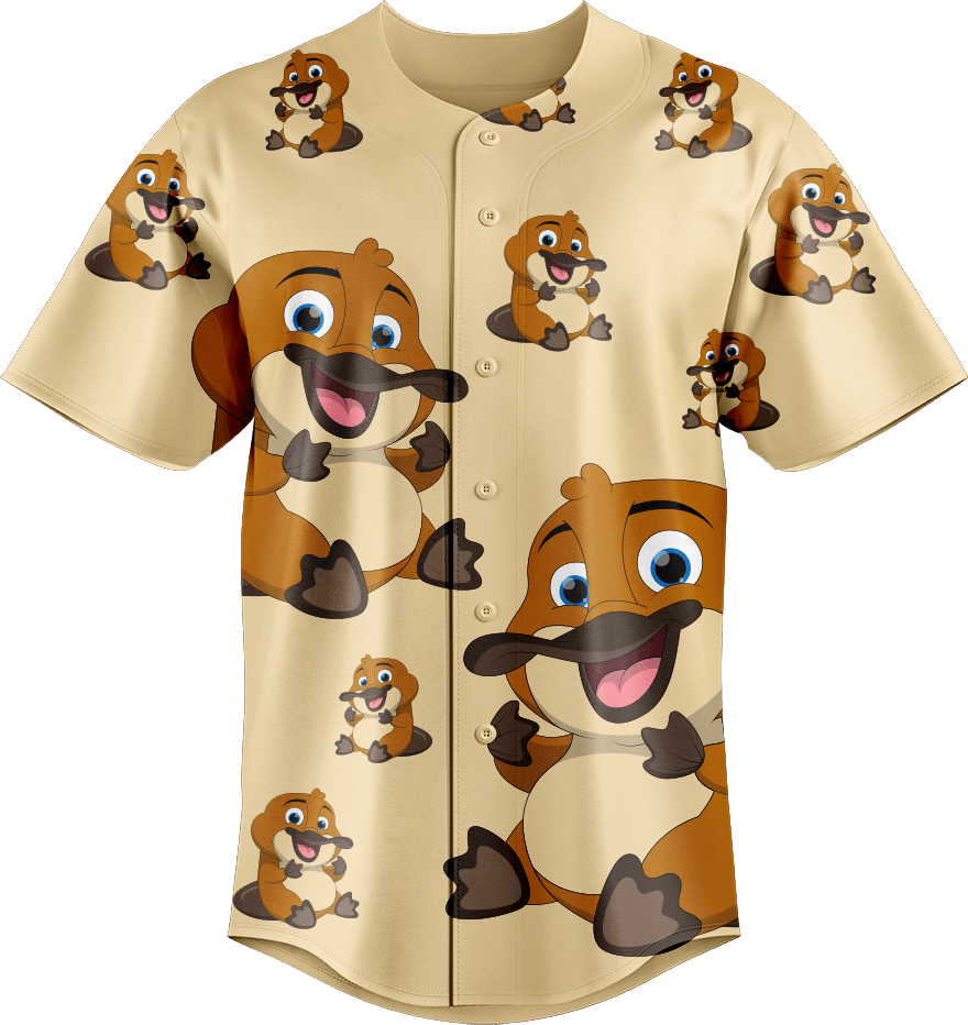 Playa Platypus Baseball Jerseys - fungear.com.au