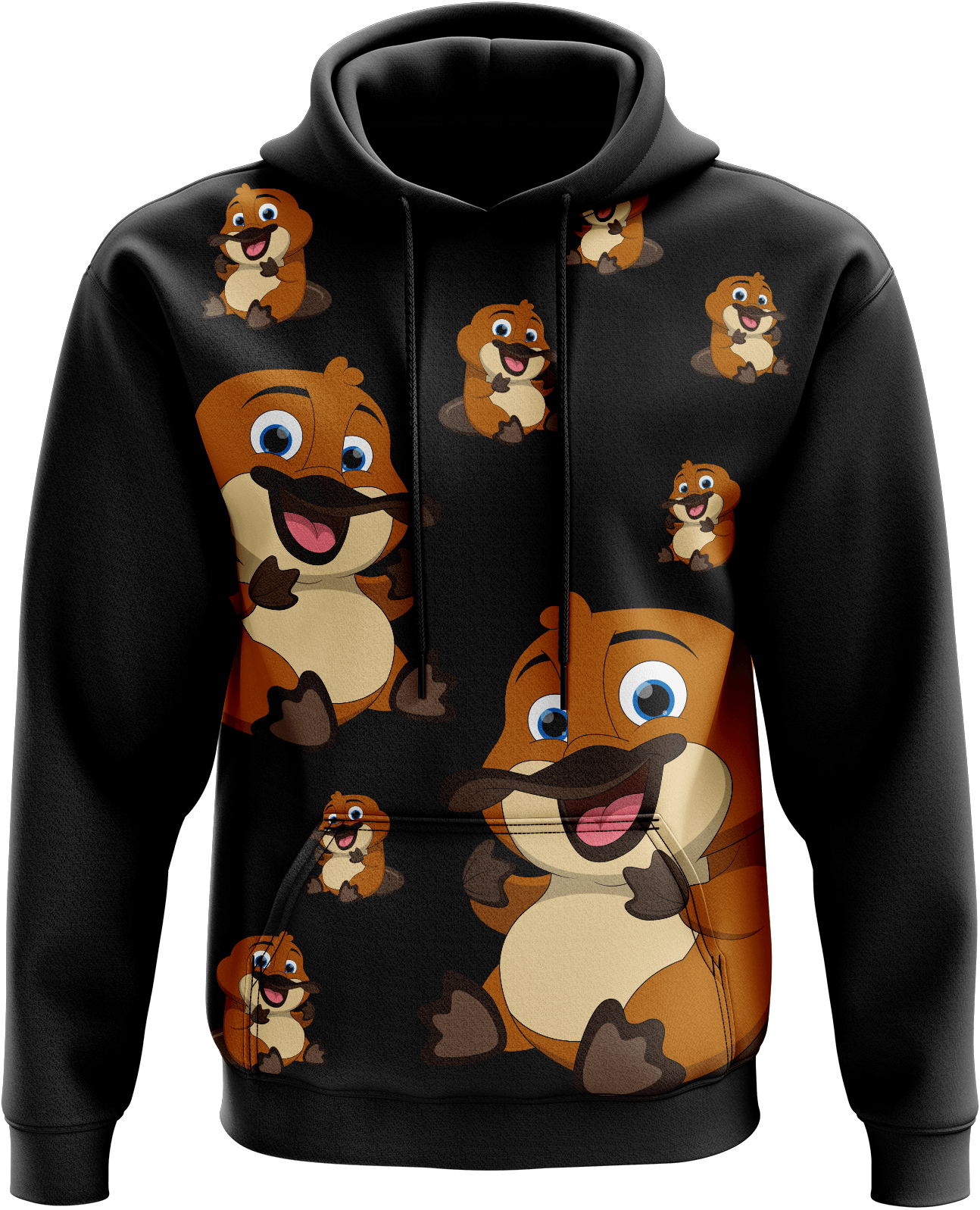 Playa Platypus Hoodies - fungear.com.au