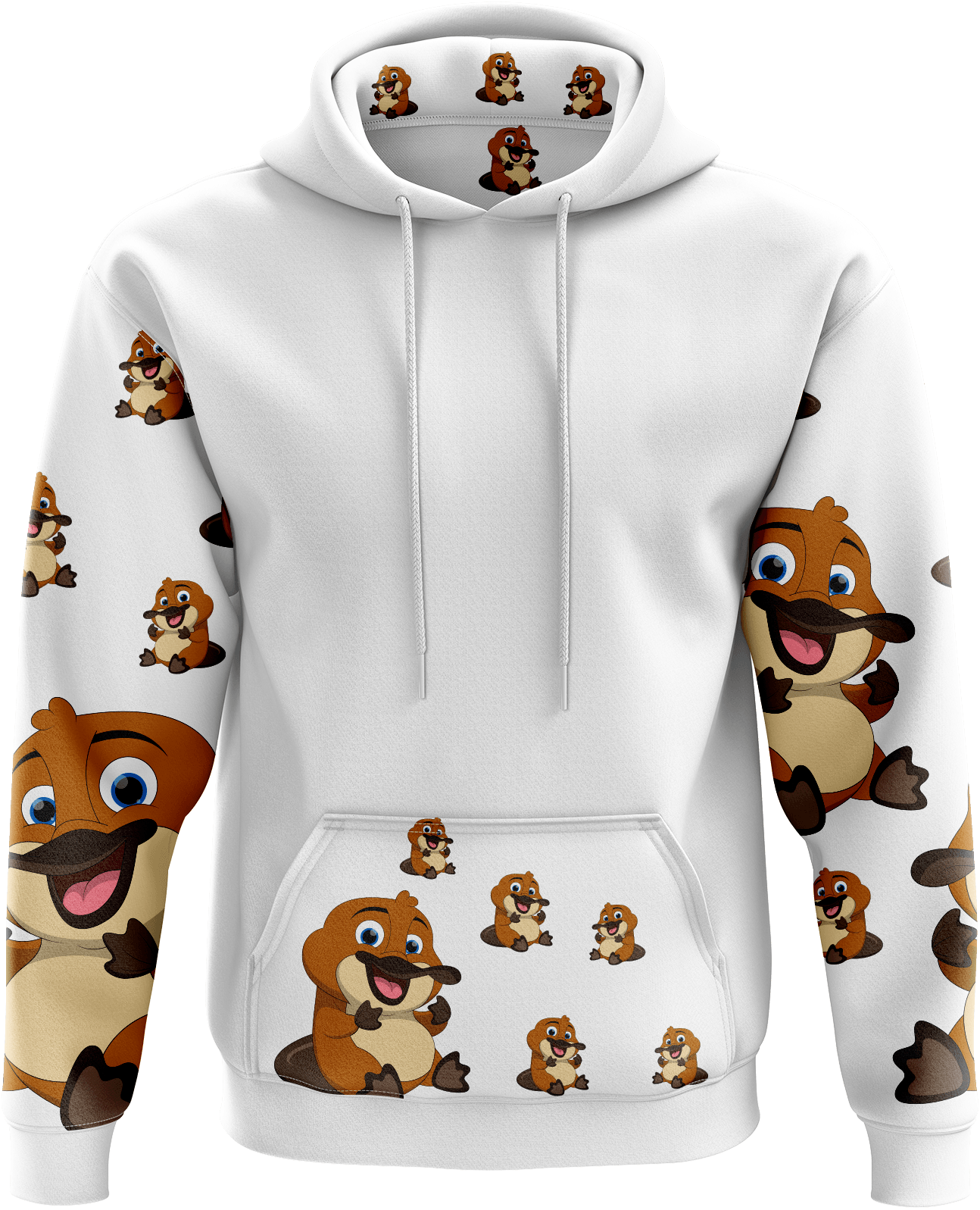 Playa Platypus Hoodies - fungear.com.au