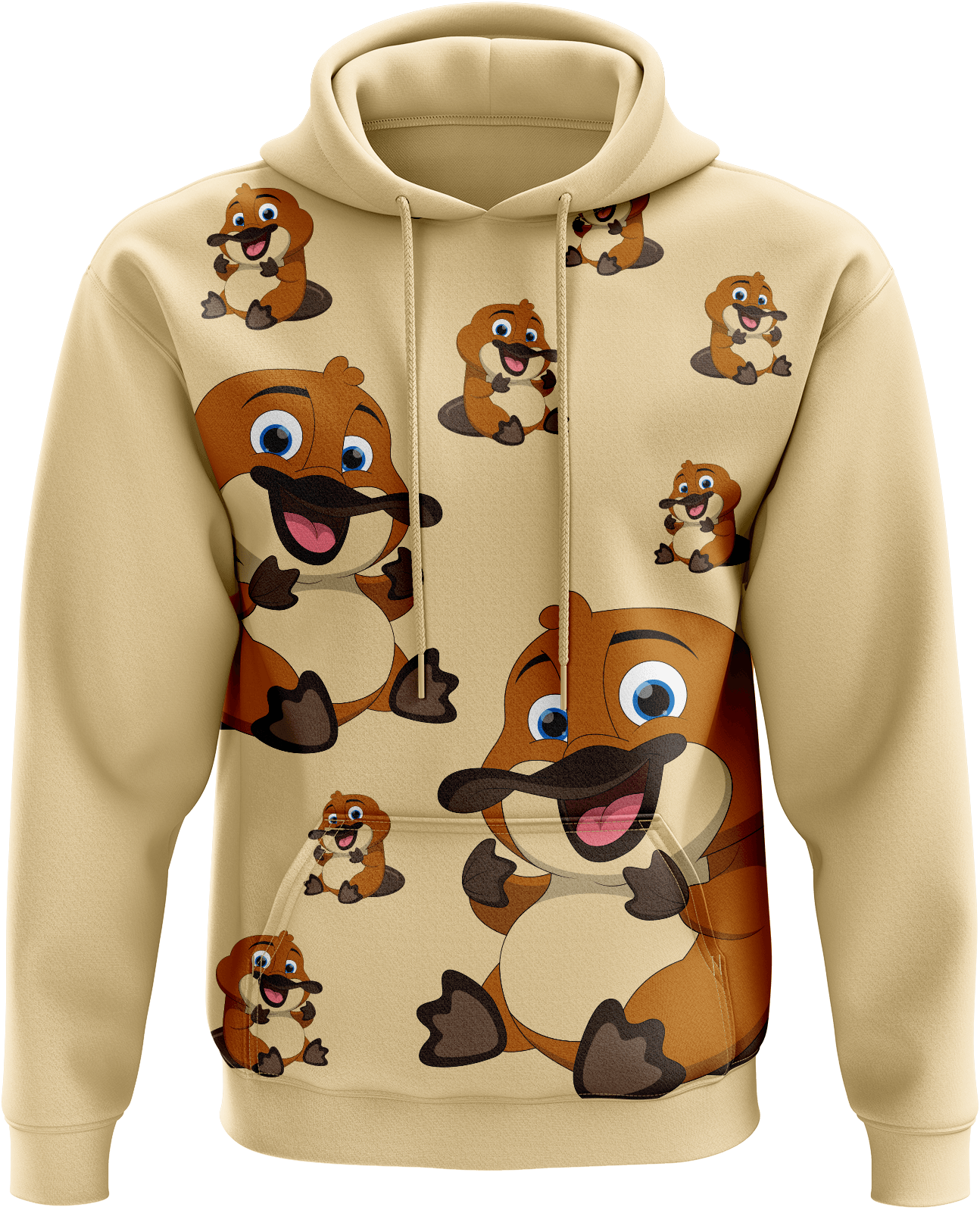 Playa Platypus Hoodies - fungear.com.au