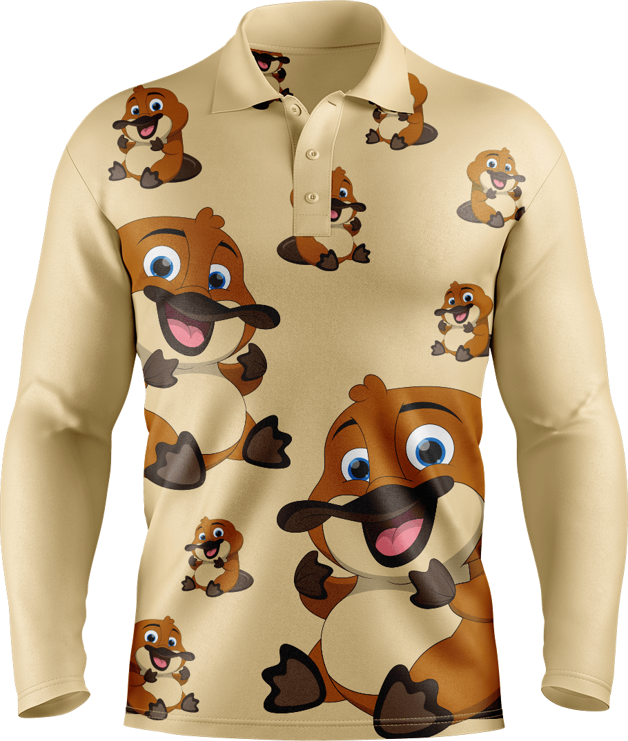 Playa Platypus Men's Polo. Long or Short Sleeve - fungear.com.au