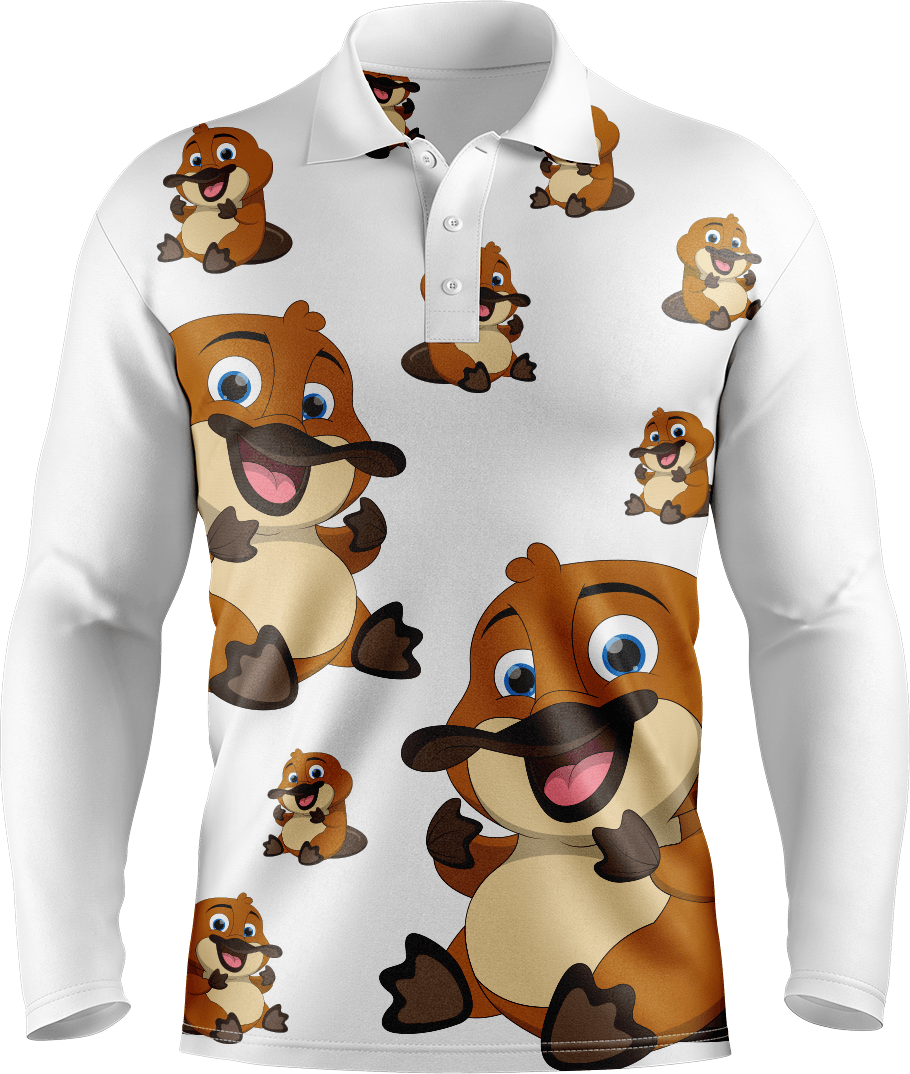Playa Platypus Men's Polo. Long or Short Sleeve - fungear.com.au