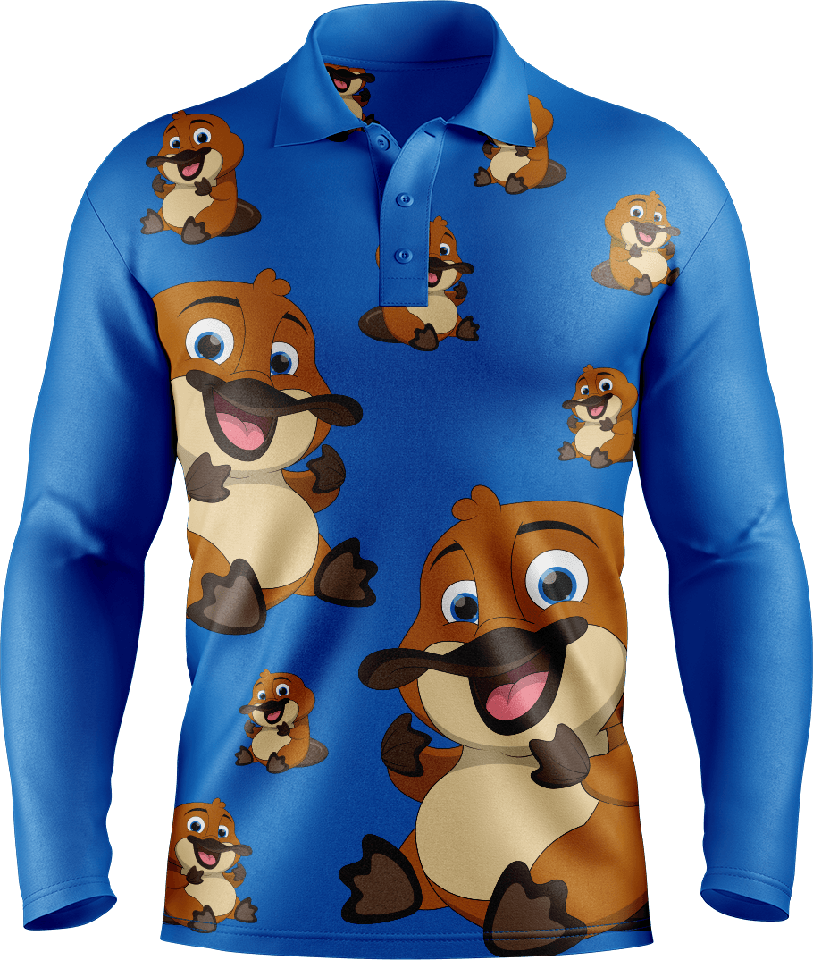 Playa Platypus Men's Polo. Long or Short Sleeve - fungear.com.au