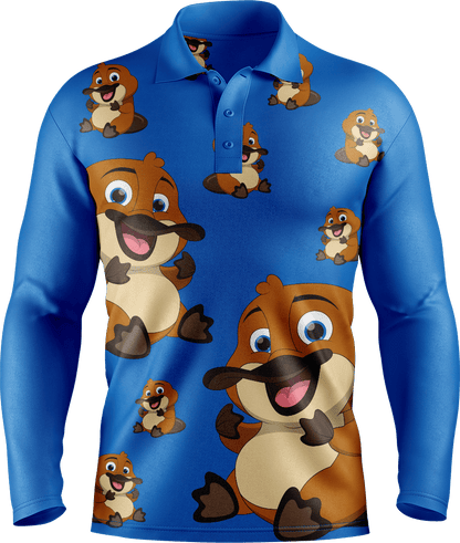 Playa Platypus Men's Polo. Long or Short Sleeve - fungear.com.au
