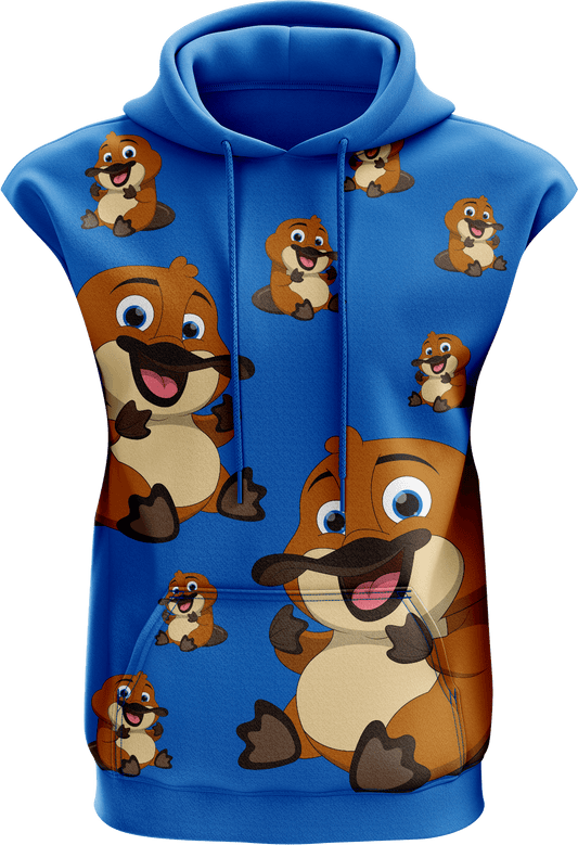 Playa Platypus Sleeveless Hoodie - fungear.com.au