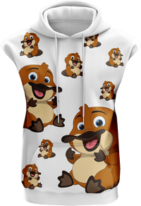 Playa Platypus Sleeveless Hoodie 1
