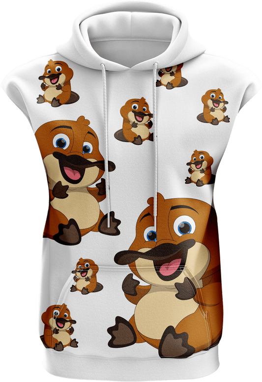 Playa Platypus Sleeveless Hoodie - fungear.com.au