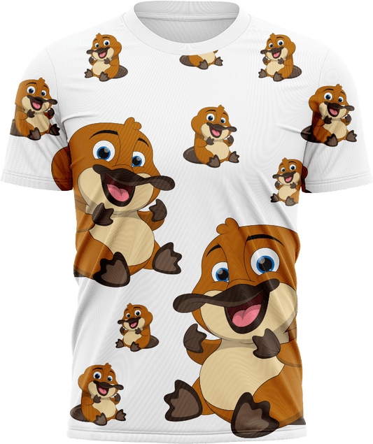 Playa Platypus T shirts - fungear.com.au