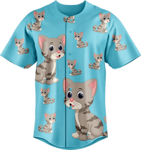 Playful Pussycat Baseball Jerseys 1