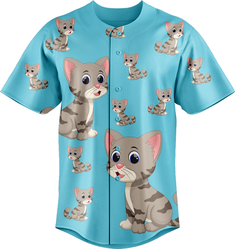 Playful Pussycat Baseball Jerseys