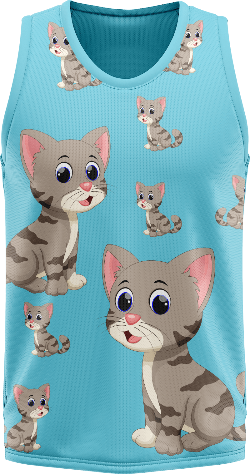 Playful Pussycat Basketball Jersey