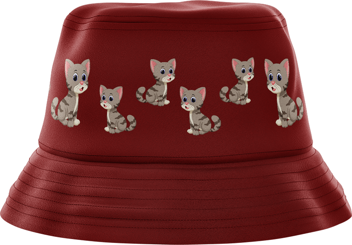 Playful Pussycat Bucket Hat - fungear.com.au