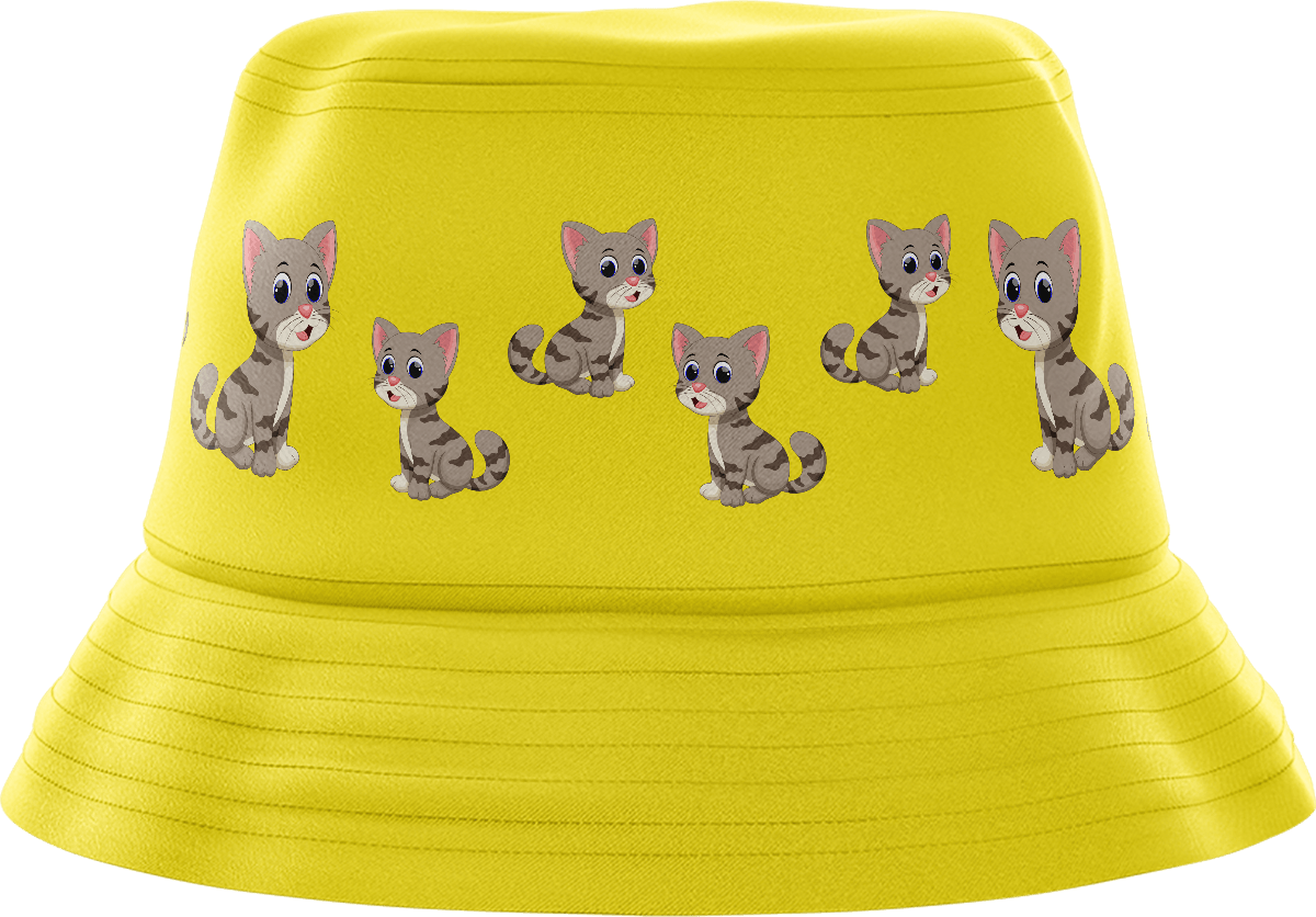 Playful Pussycat Bucket Hat - fungear.com.au