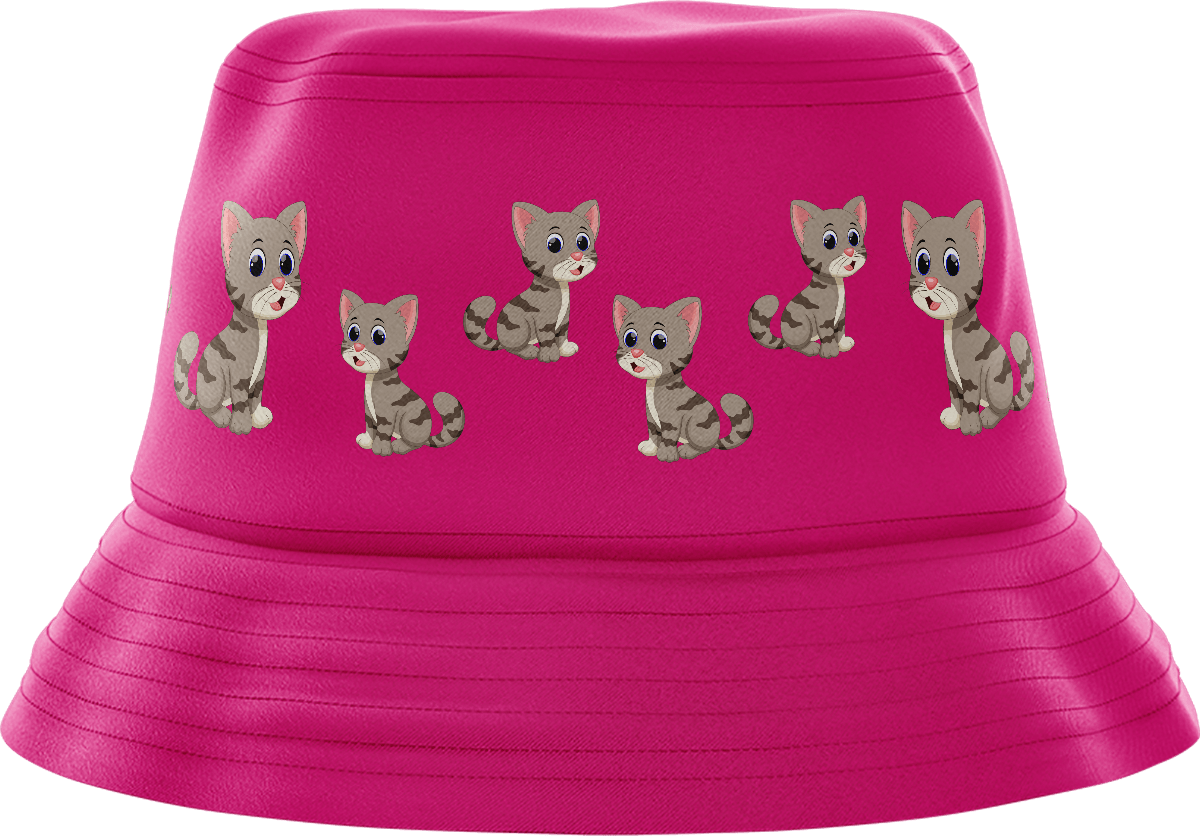 Playful Pussycat Bucket Hat - fungear.com.au