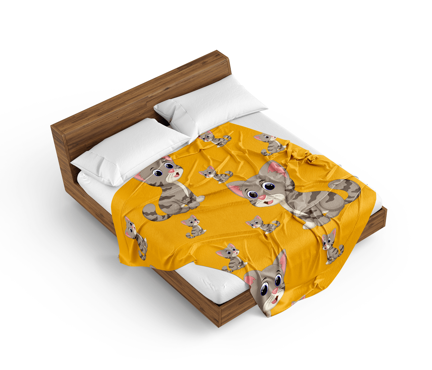 Playful Pussycat Doona Cover - fungear.com.au