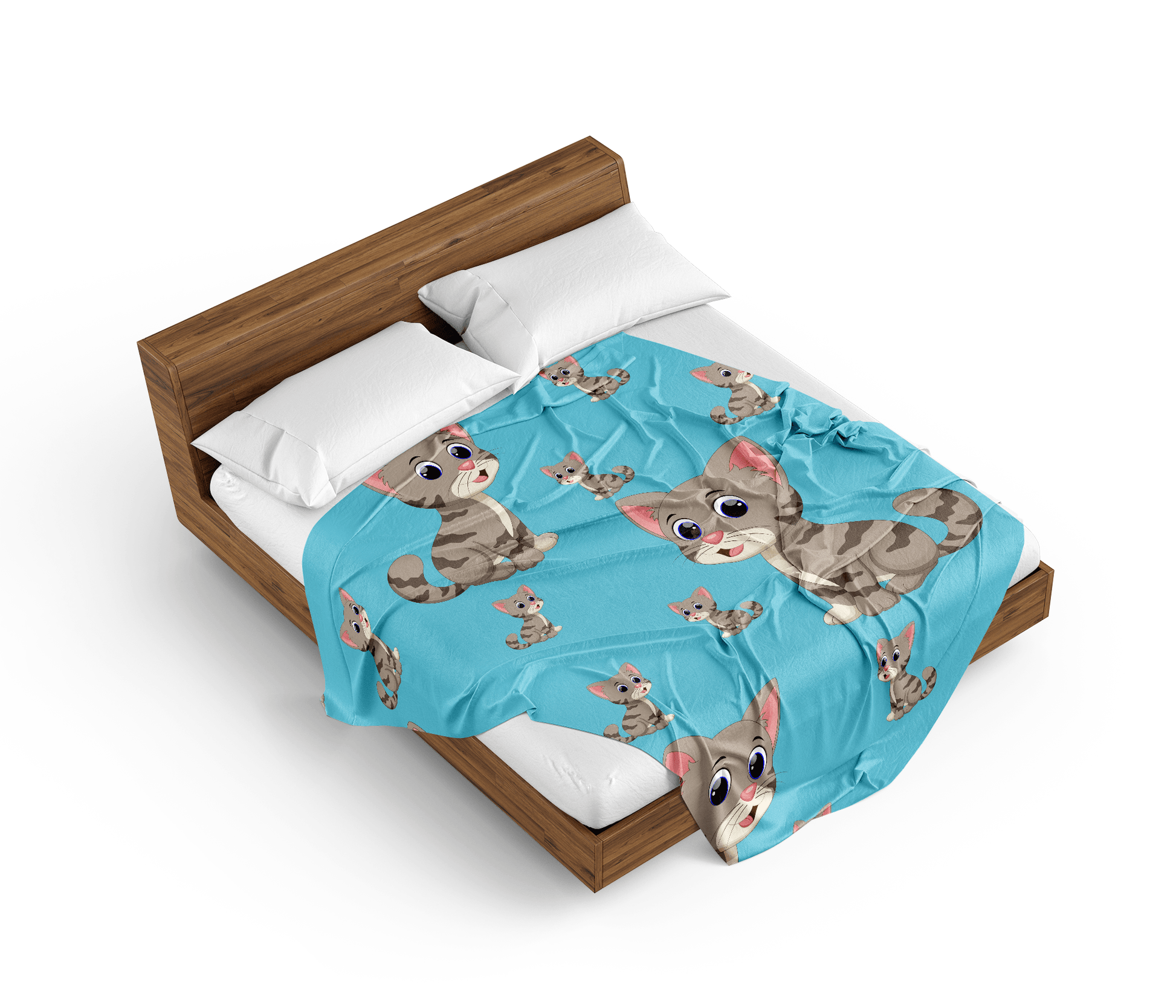 Playful Pussycat Doona + Pillow - fungear.com.au