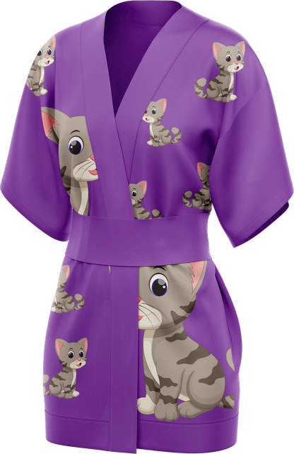 Playful Pussycat Kimono - fungear.com.au