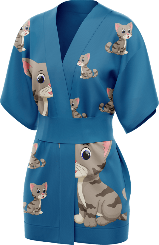 Playful Pussycat Kimono - fungear.com.au