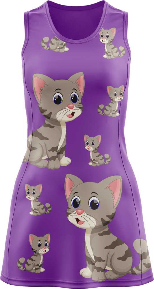 Playful Pussycat Ladies Mini Dress - fungear.com.au