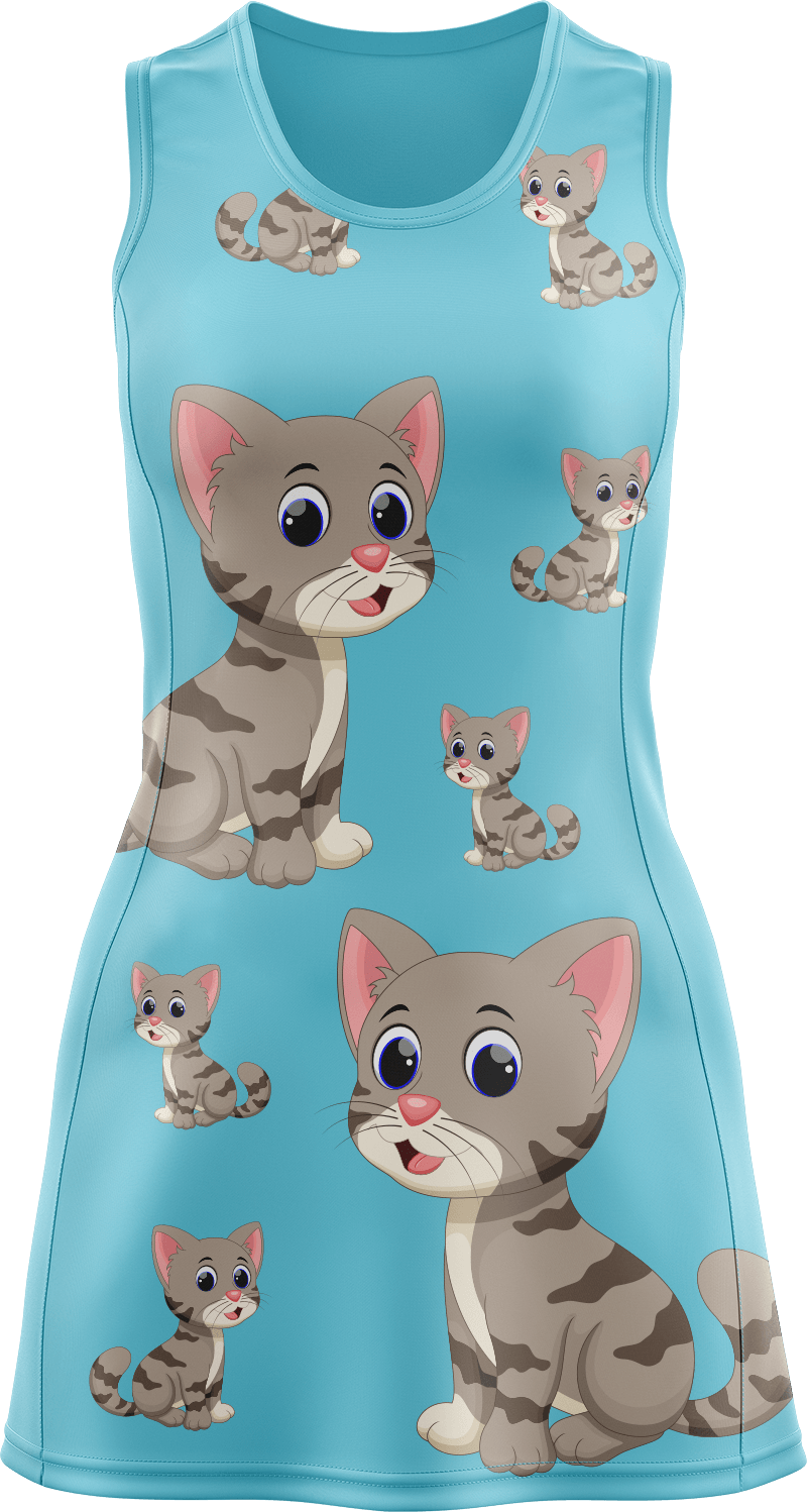 Playful Pussycat Ladies Mini Dress - fungear.com.au