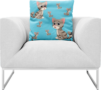 Playful Pussycat Pillows Cushions 2