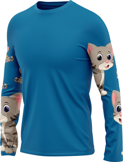 Playful Pussycat Rash T-Shirt Long Sleeve - fungear.com.au