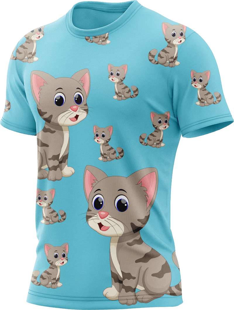 Playful Pussycat Rash Shirt Short Sleeve