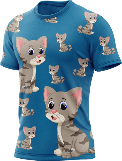 Playful Pussycat Rash T-Shirt Short Sleeve - fungear.com.au