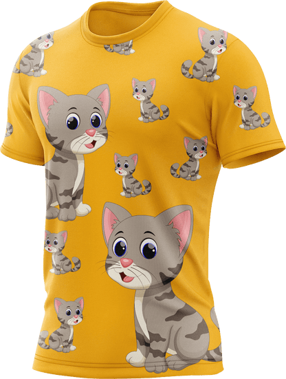 Playful Pussycat Rash T-Shirt Short Sleeve - fungear.com.au