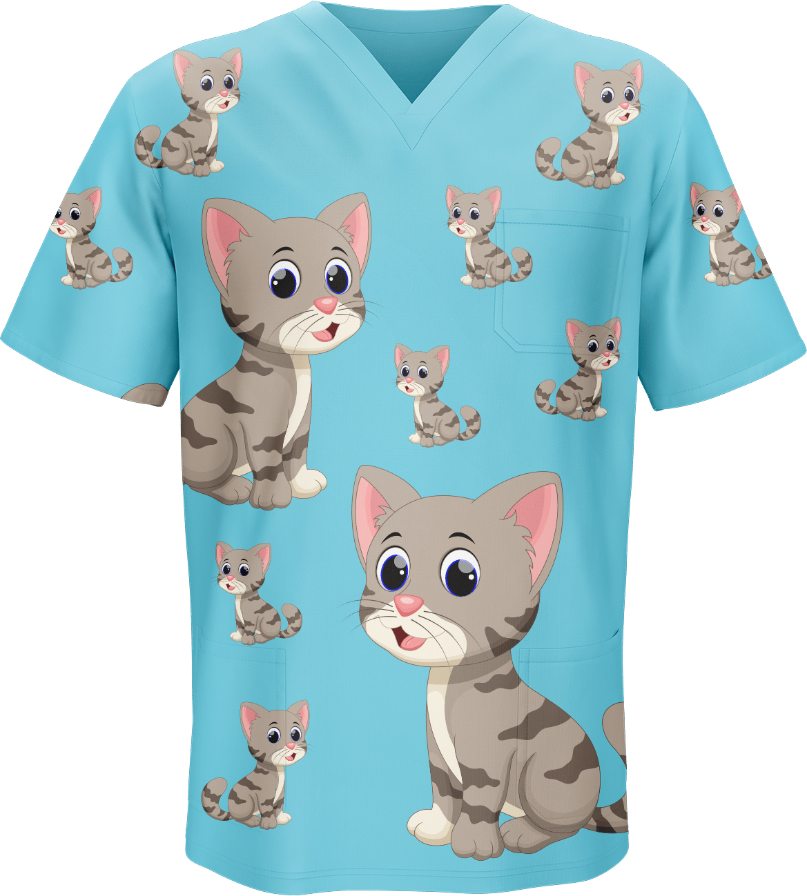 Playful Pussycat Scrubs - fungear.com.au