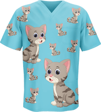 Playful Pussycat Scrubs 1