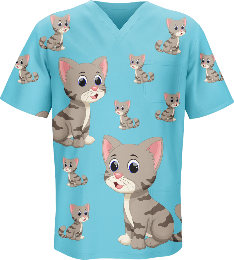 Playful Pussycat Scrubs