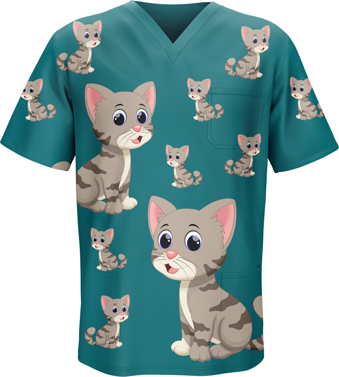 Playful Pussycat Scrubs - fungear.com.au