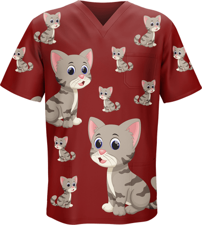 Playful Pussycat Scrubs - fungear.com.au