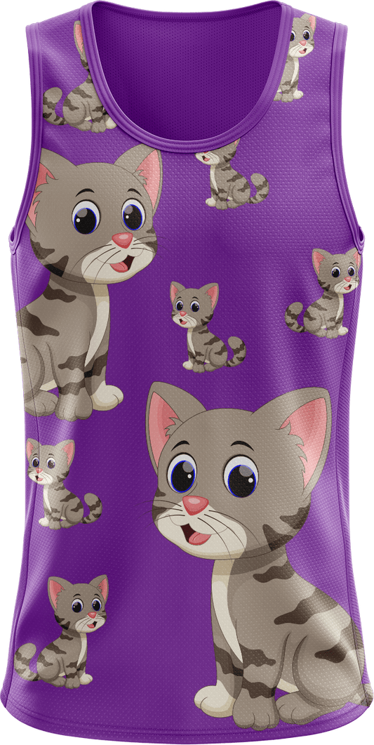 Playful Pussycat Singlets - fungear.com.au