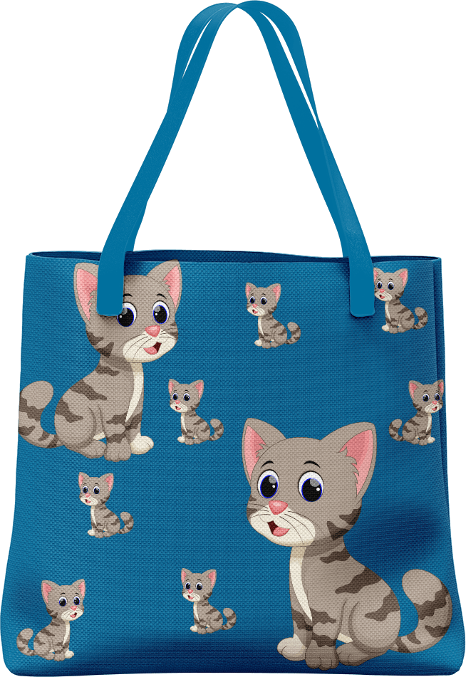 Playful Pussycat Tote Bag