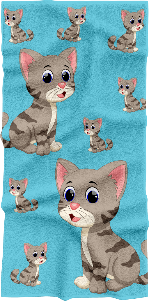 Playful Pussycat Towels